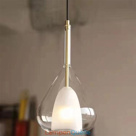 Pendelleuchte Moderne minimalistische Doppelglas-Deckenleuchten Pendelleuchte Moderne minimalistische Doppelglas-Deckenleuchten