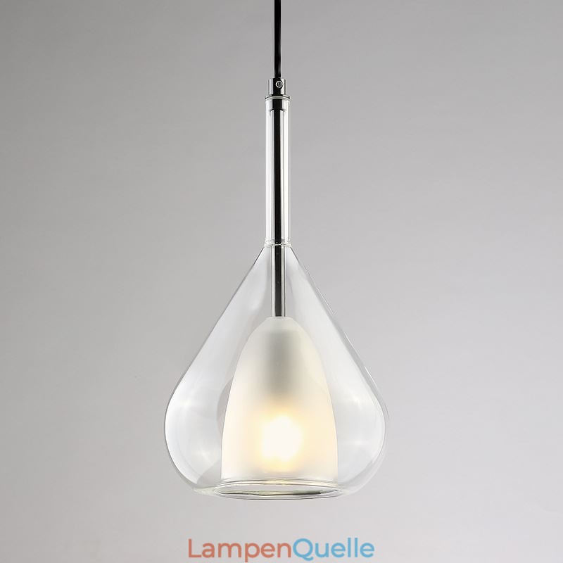 Pendelleuchte Moderne minimalistische Doppelglas-Deckenleuchten