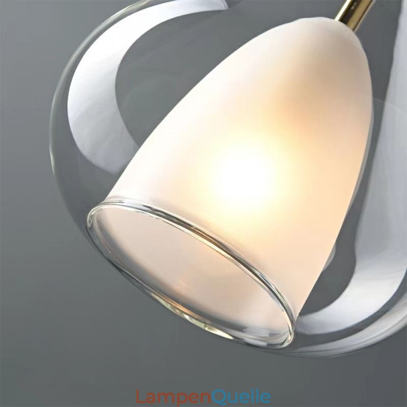 Pendelleuchte Moderne minimalistische Doppelglas-Deckenleuchten