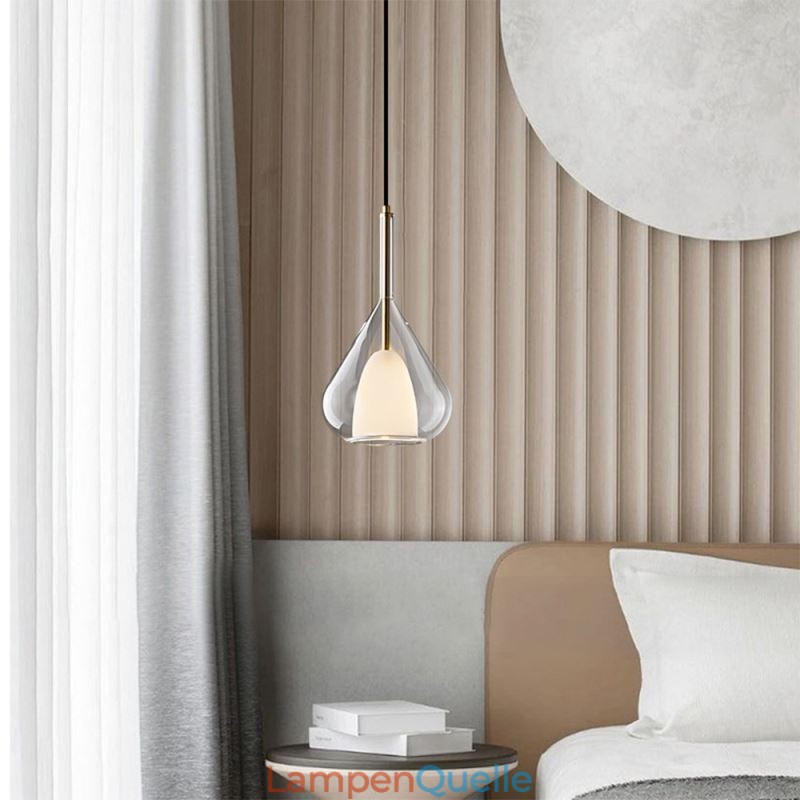 Pendelleuchte Moderne minimalistische Doppelglas-Deckenleuchten