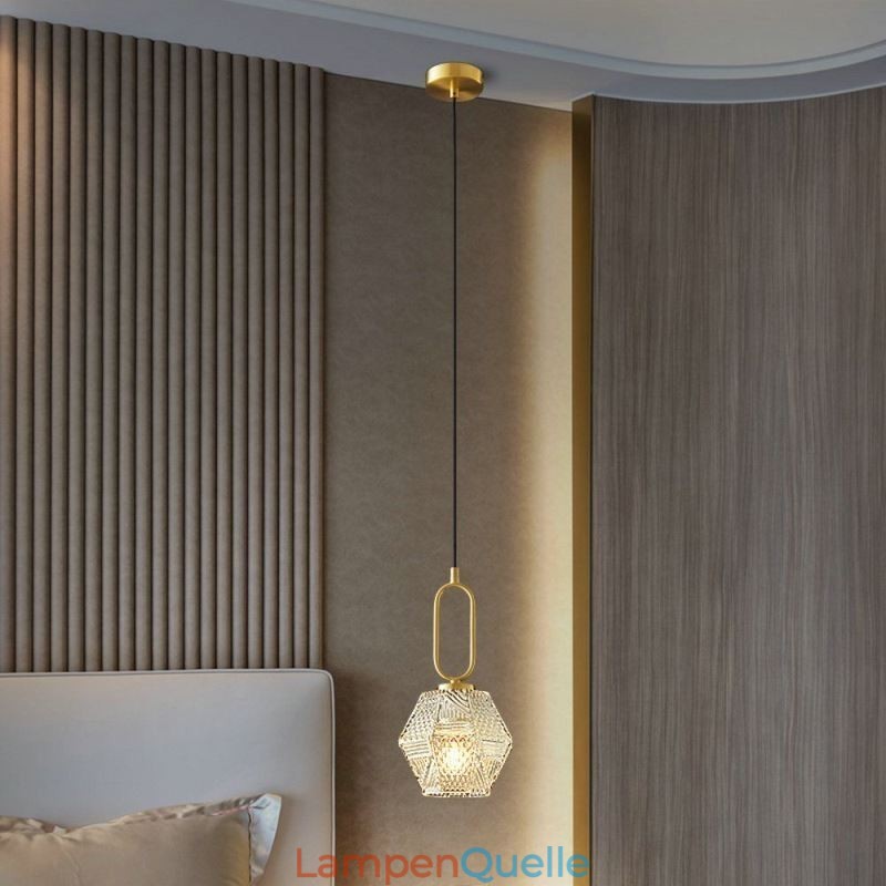 Moderne Pendelleuchte aus Glas für Zuhause, kreative Pendelleuchte