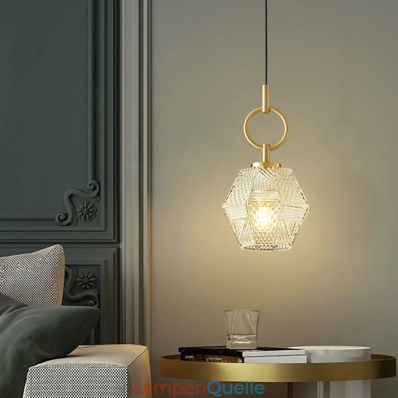 Moderne Pendelleuchte aus Glas für Zuhause, kreative Pendelleuchte