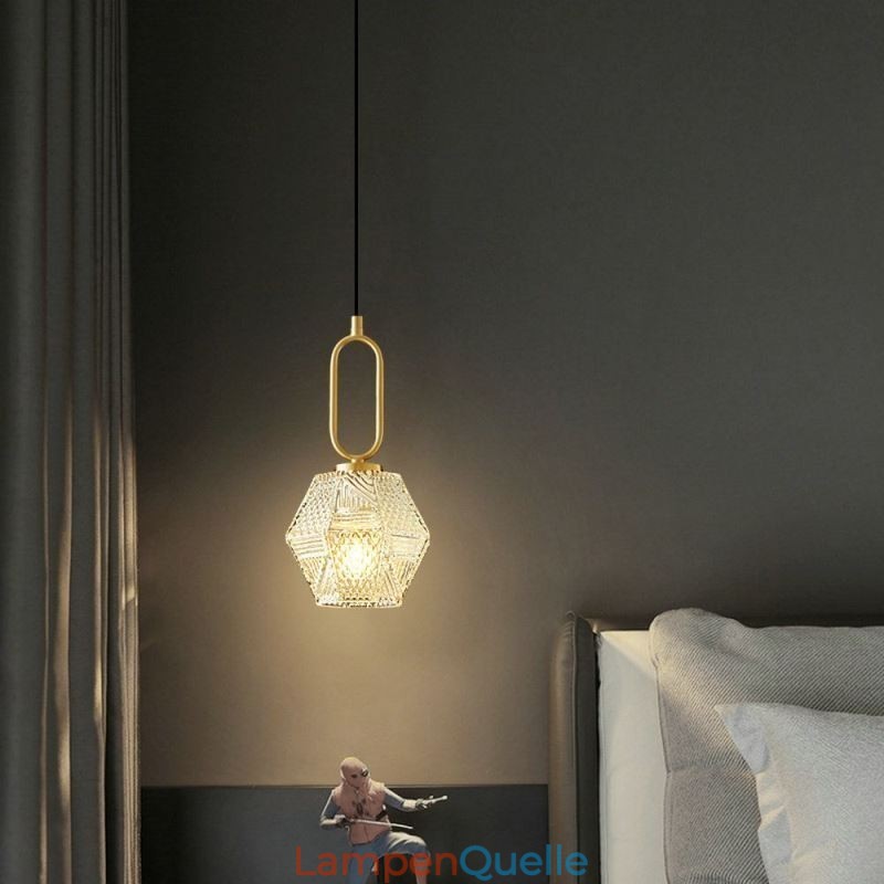 Moderne Pendelleuchte aus Glas für Zuhause, kreative Pendelleuchte