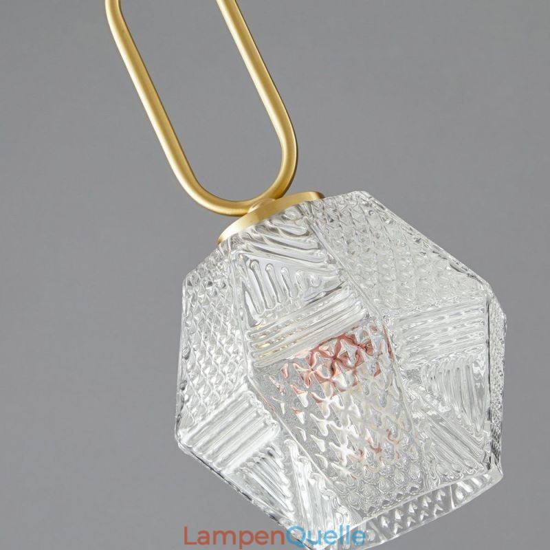 Moderne Pendelleuchte aus Glas für Zuhause, kreative Pendelleuchte
