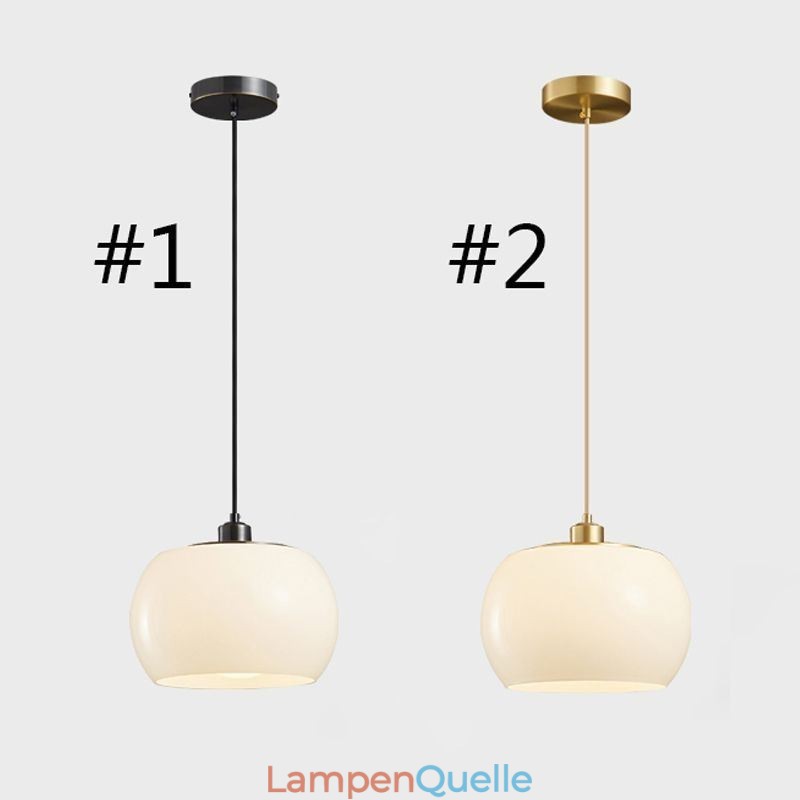 Moderne Glas Pendelleuchte Kürbis Design Pendelleuchte
