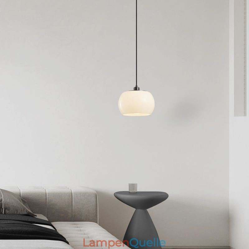 Moderne Glas Pendelleuchte Kürbis Design Pendelleuchte