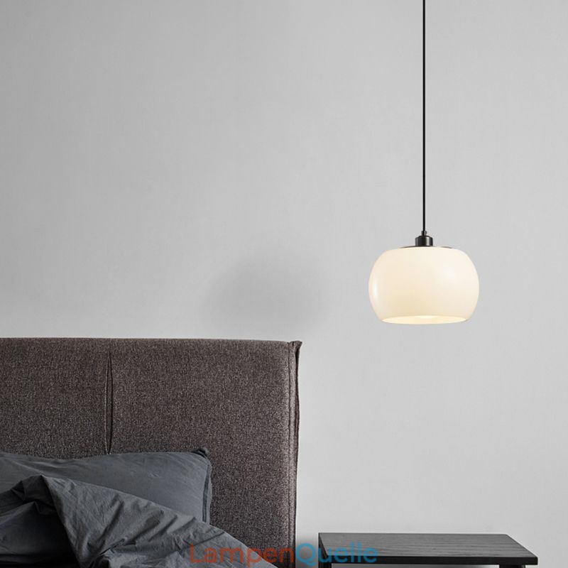 Moderne Glas Pendelleuchte Kürbis Design Pendelleuchte