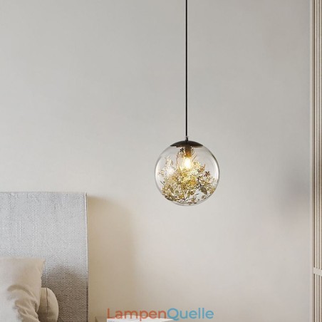 Glaskugel Pendelleuchte Blätter Weihnachten Hängebeleuchtung Glaskugel Pendelleuchte Blätter Weihnachten Hängebeleuchtung