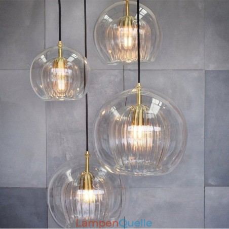 Moderne Pendelleuchte aus Glas mit Einzelkopf Moderne Pendelleuchte aus Glas mit Einzelkopf