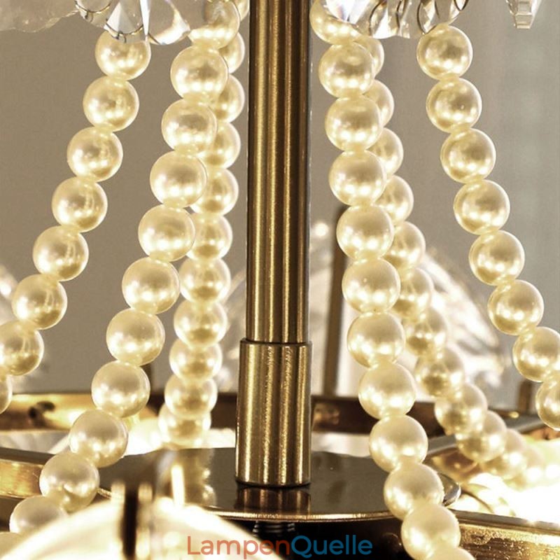 Elegante Glas-Pendelleuchte Blatt-Hängeleuchte