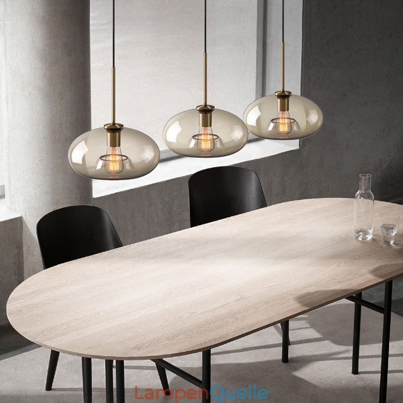 3 Licht Glas Pendelleuchte Klassische Cluster Hängende Beleuchtungskörper Cafe