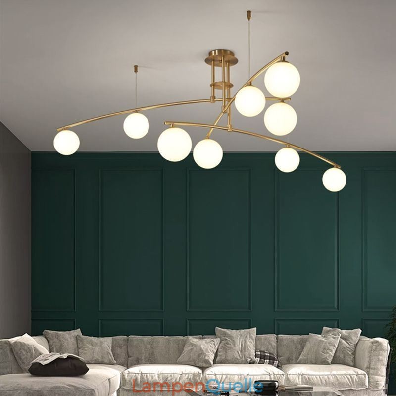 Magic Bean Kronleuchter Glas Pendelleuchte