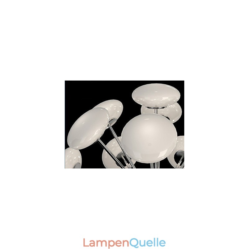 Moderne Yestaurant-Lampe, einfache kreisförmige Pendelleuchte aus Glas im europäischen Stil