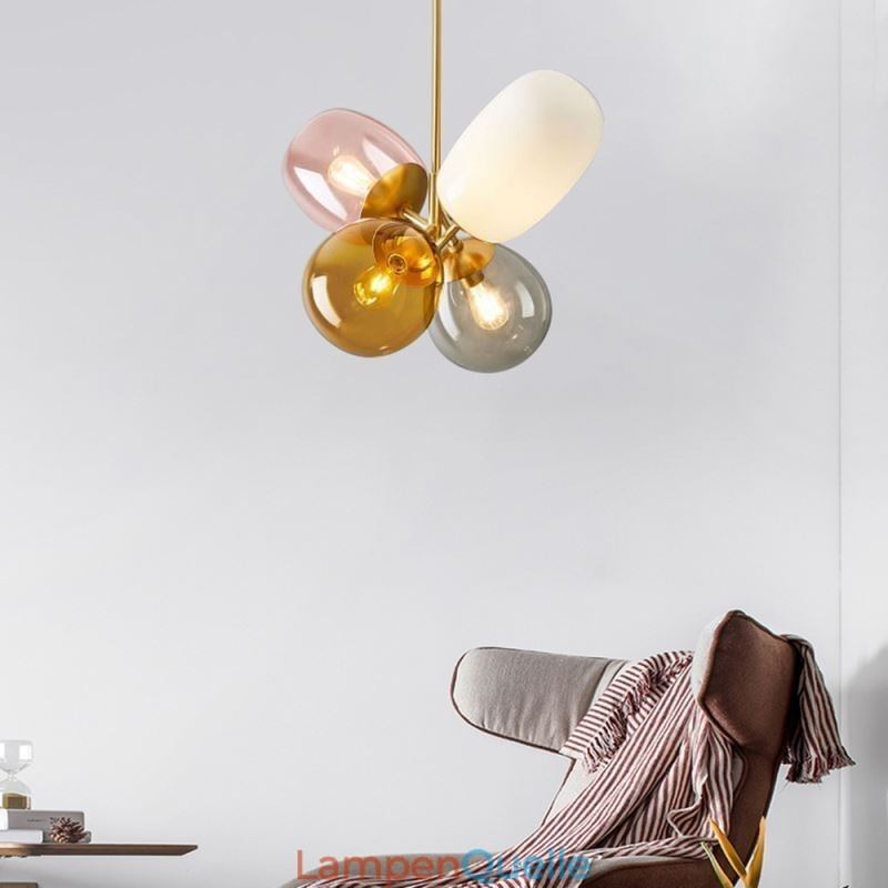 Nordic Einzigartige Pendelleuchte Farbiges Glas Prinzessin Ballon Licht Kinder