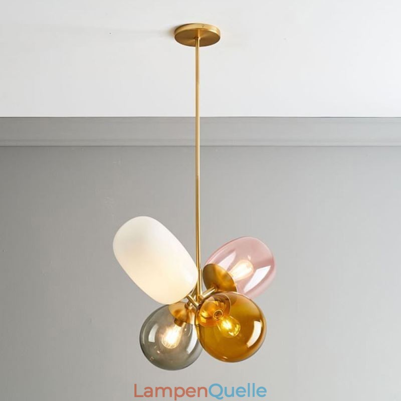 Nordic Einzigartige Pendelleuchte Farbiges Glas Prinzessin Ballon Licht Kinder