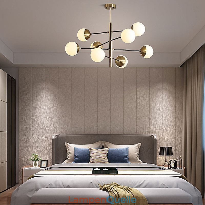 Nordische Glaspendelleuchte Magic Bean Shape Kronleuchter Beleuchtung Lampe