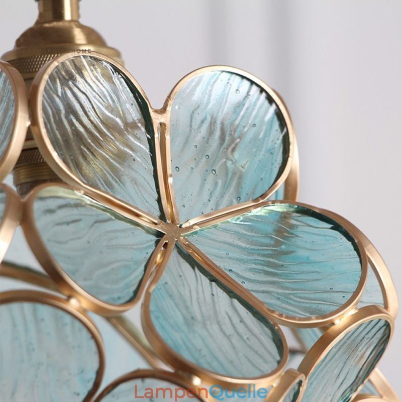 Nordic Kreative Pendelleuchte Glas Hause Beleuchtung Blütenblatt Form Lampe Nachttischlampe