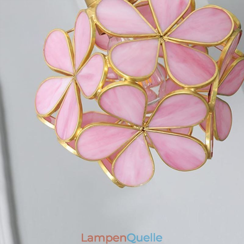 Nordic Kreative Pendelleuchte Glas Hause Beleuchtung Blütenblatt Form Lampe Lampe