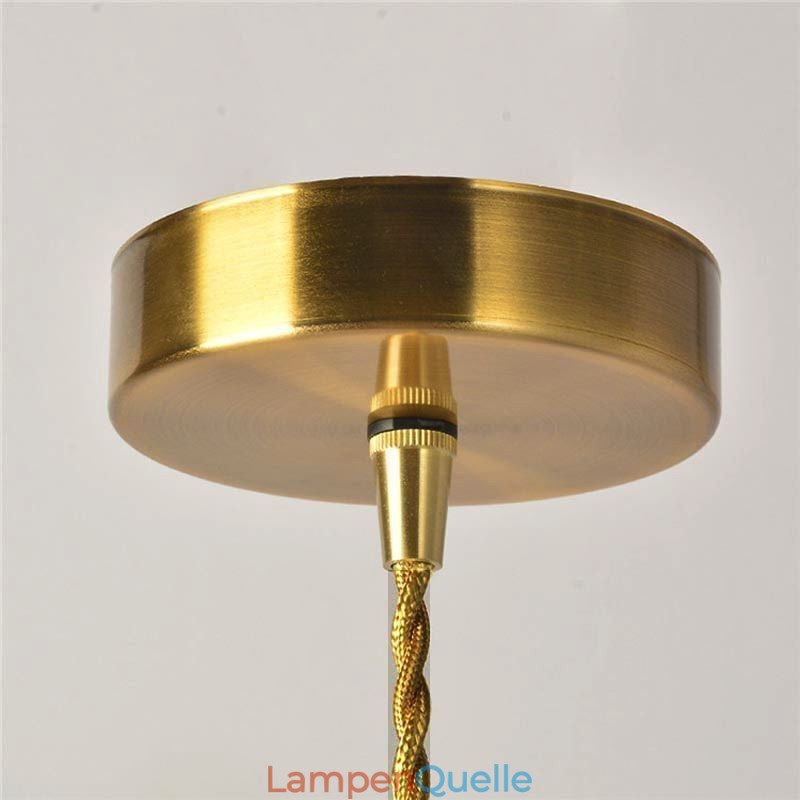 Jelly Jar Light Fixture Pendelleuchte aus geripptem Glas