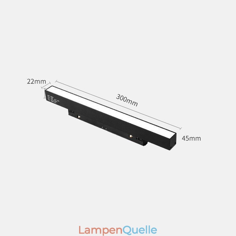 Magnetische Schienenleuchte Einbaustrahler Dekoratives Licht 6M*2
