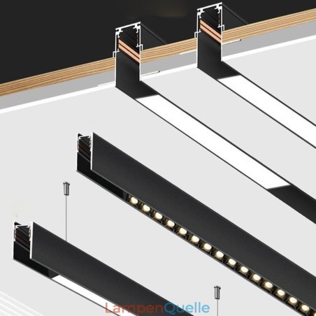 Einbauschienenbeleuchtung Schienen Magnetisches Aluminium-Schienenoberflächenprofil Ultradünner Schienenlichtstreifen 100cm Einbauschienenbeleuchtung Schienen Magnetisches Aluminium-Schienenoberflächenprofil Ultradünner Schienenlichtstreifen 100cm