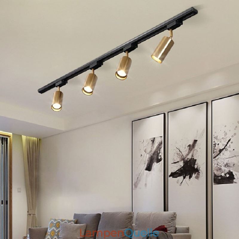 Modernes, schlichtes Spotlight-Deckenschienenlicht aus Aluminium