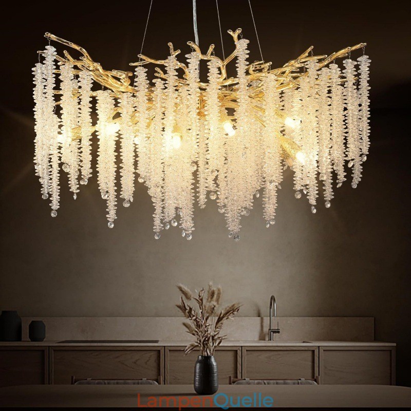 Modernes, exquisites Kristall-Kronleuchterlicht