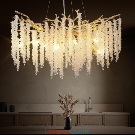 Modernes, exquisites Kristall-Kronleuchterlicht Modernes, exquisites Kristall-Kronleuchterlicht