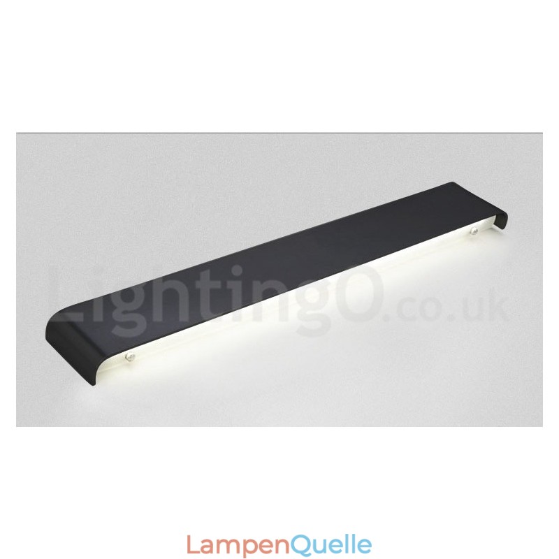 Lange moderne zeitgenössische Wandlampen & Wandleuchten für den Innenbereich, Metall-Wandleuchte, IP 44, für Badezimmer, Schlafzimmer, Wohnzimmer