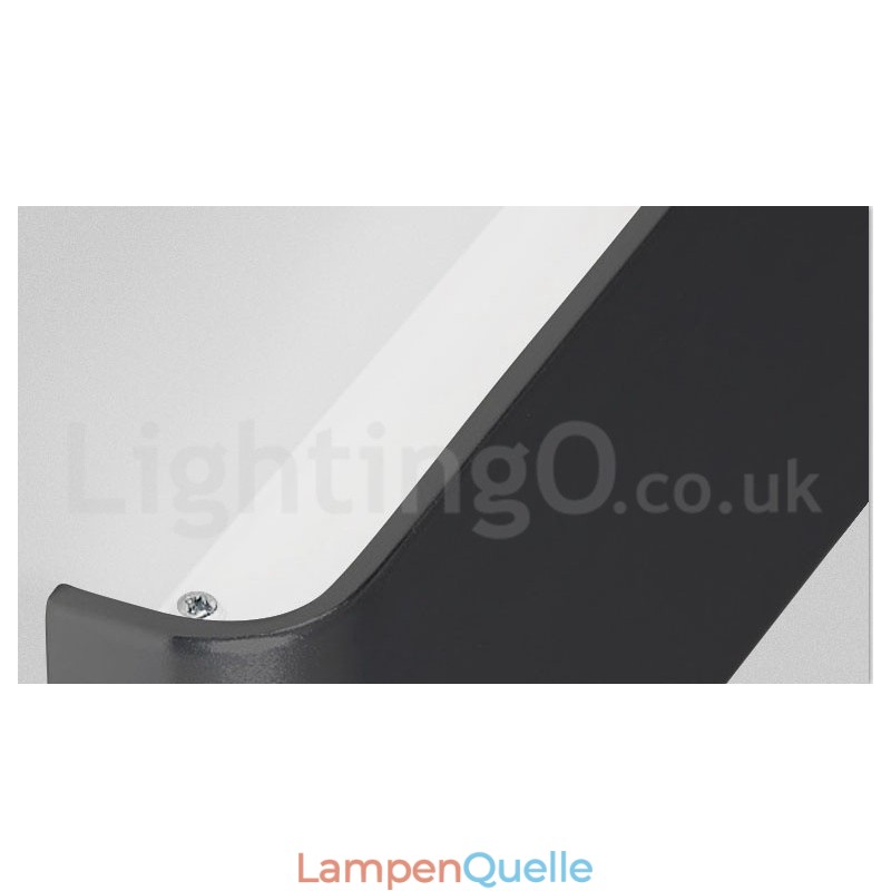 Lange moderne zeitgenössische Wandlampen & Wandleuchten für den Innenbereich, Metall-Wandleuchte, IP 44, für Badezimmer, Schlafzimmer, Wohnzimmer