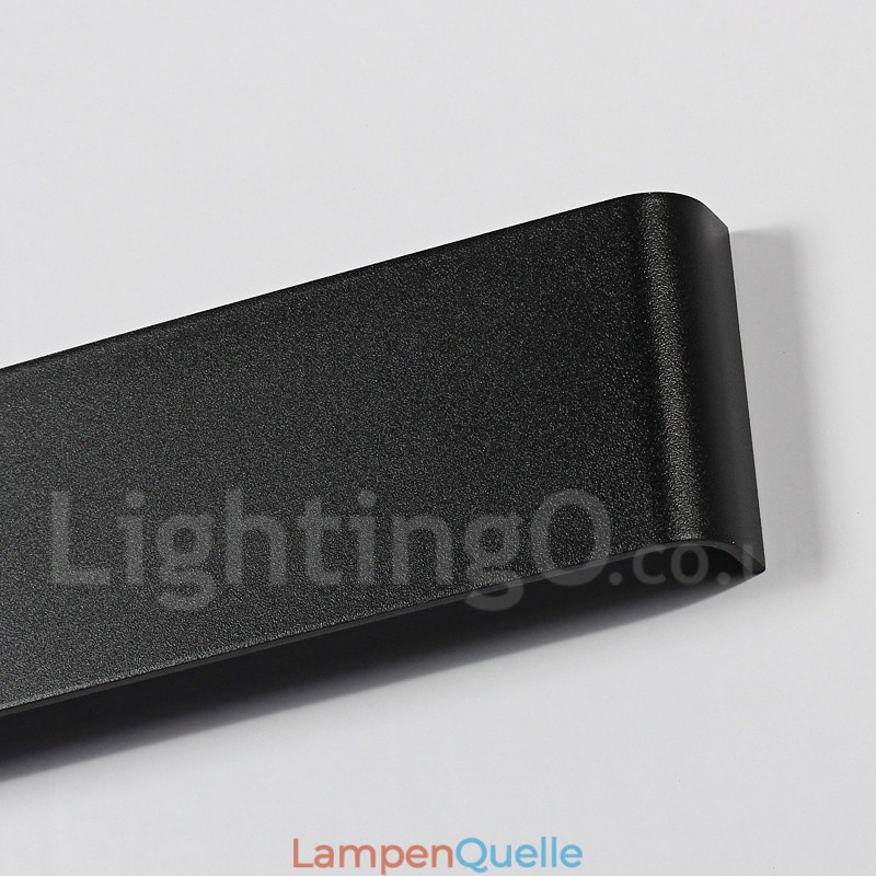 Lange moderne zeitgenössische Wandlampen & Wandleuchten für den Innenbereich, Metall-Wandleuchte, IP 44, für Badezimmer, Schlafzimmer, Wohnzimmer