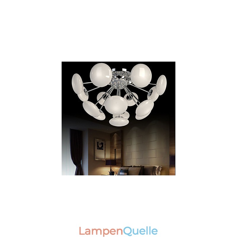 Moderne Yestaurant-Lampe, einfache kreisförmige Pendelleuchte aus Glas im europäischen Stil