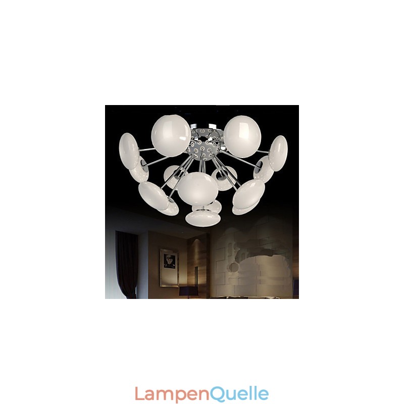 Moderne Yestaurant-Lampe, einfache kreisförmige Pendelleuchte aus Glas im europäischen Stil