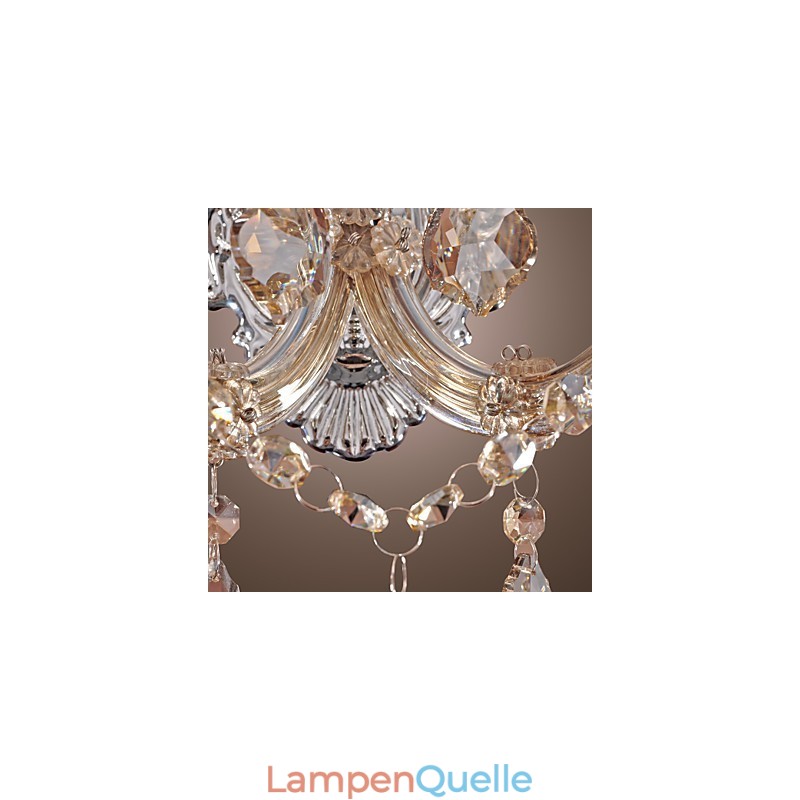 Elegante Kristall-Wandleuchte mit 2 Lichtern