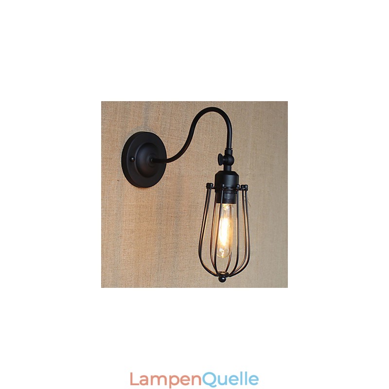 Amerikanischen Land Wohnzimmer Lampe Schlafzimmer Balkon Minimalistischen Matt Schwarz Nacht Lampe Dekorative Kunst