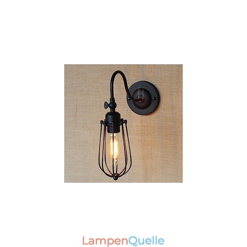 Amerikanischen Land Wohnzimmer Lampe Schlafzimmer Balkon Minimalistischen Matt Schwarz Nacht Lampe Dekorative Kunst