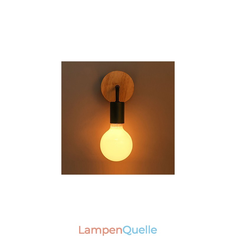 110V 220V EISEN Edison Innenwandleuchte Flur Treppenhäuser Leuchte Birne Lampe Leuchte Schwarz Weiß