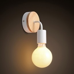 110V 220V EISEN Edison Innenwandleuchte Flur Treppenhäuser Leuchte Birne Lampe Leuchte Schwarz Weiß