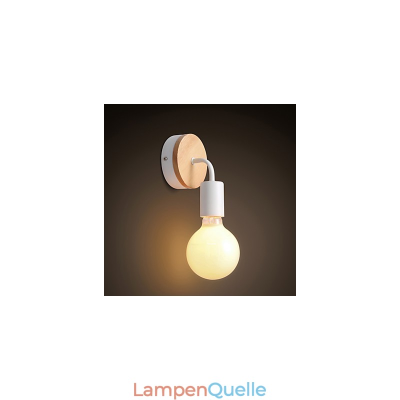 110V 220V EISEN Edison Innenwandleuchte Flur Treppenhäuser Leuchte Birne Lampe Leuchte Schwarz Weiß