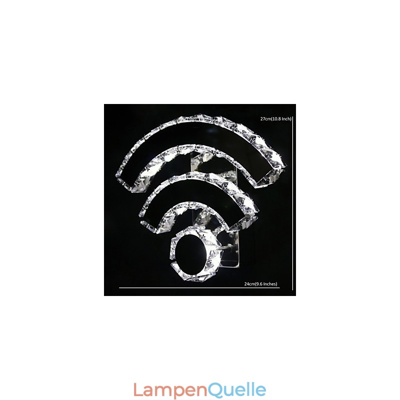 WIFI Kristall Wandleuchten Kristall Moderne Zeitgenössische Bett Wohnzimmer Hotel