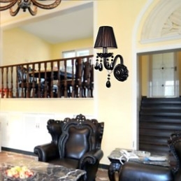 Kristallkerzen-Wandleuchten, modernes zeitgenössisches Glas