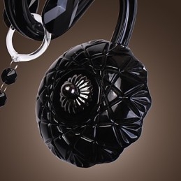 Kristallkerzen-Wandleuchten, modernes zeitgenössisches Glas