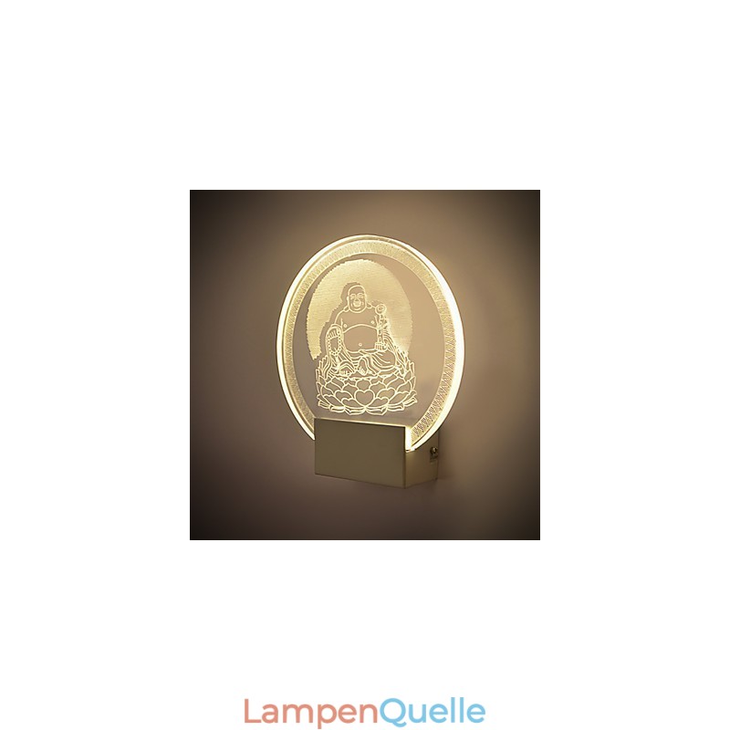 Acryl Wandleuchte PVC Lampe Licht Chip Moderne Zeitgenössische Metall