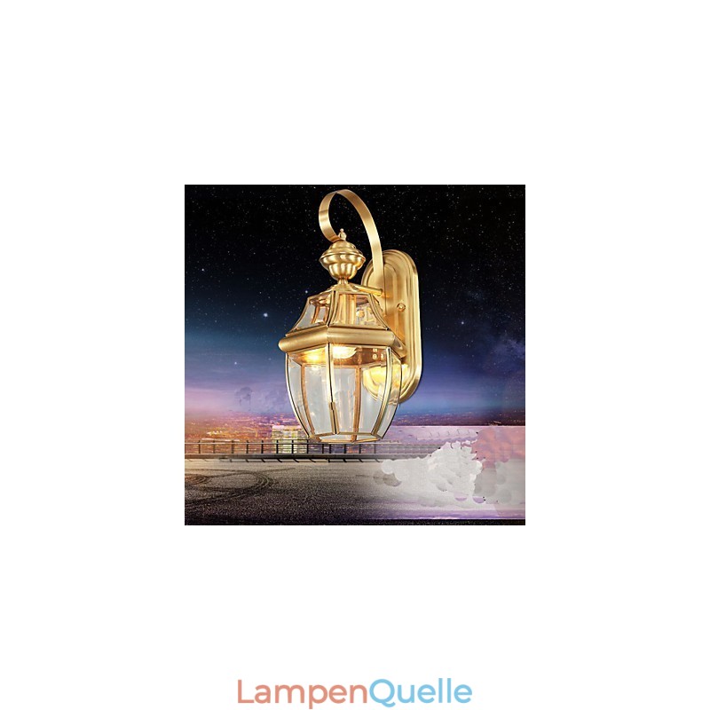 Gartenlampe Vollkupferlampe Außenlampe Wasserdichte Lampe A