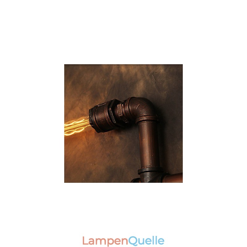 Wandleuchte Wandleuchter 6 Lichter Bronze Finish Industriellen Stil Rustikal Lodge Metall