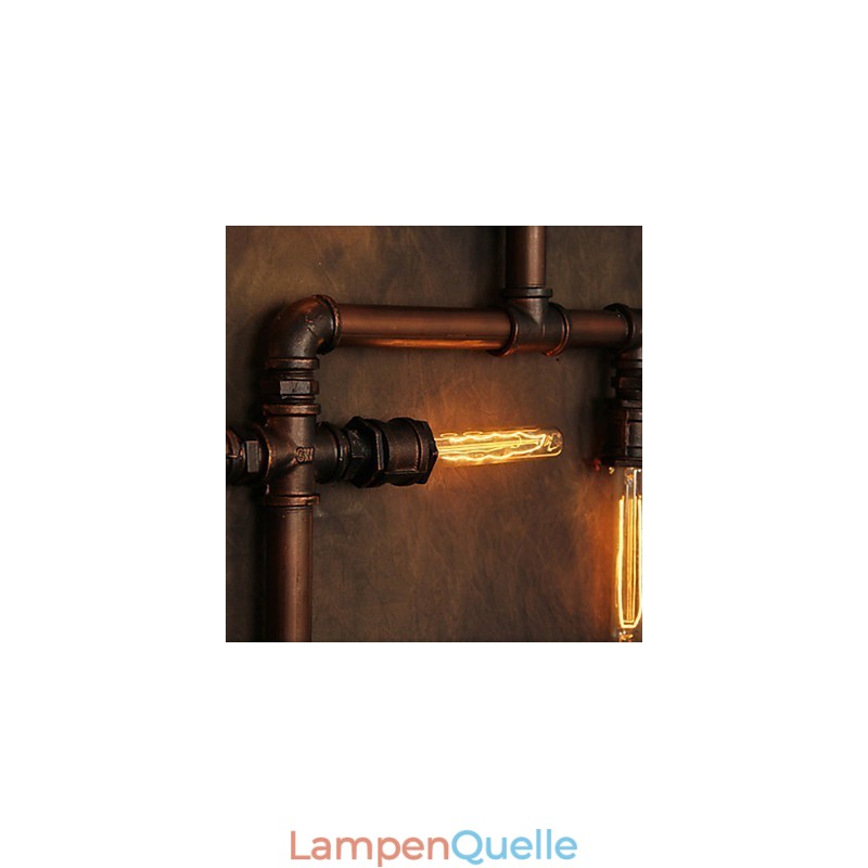 Wandleuchte Wandleuchter 6 Lichter Bronze Finish Industriellen Stil Rustikal Lodge Metall