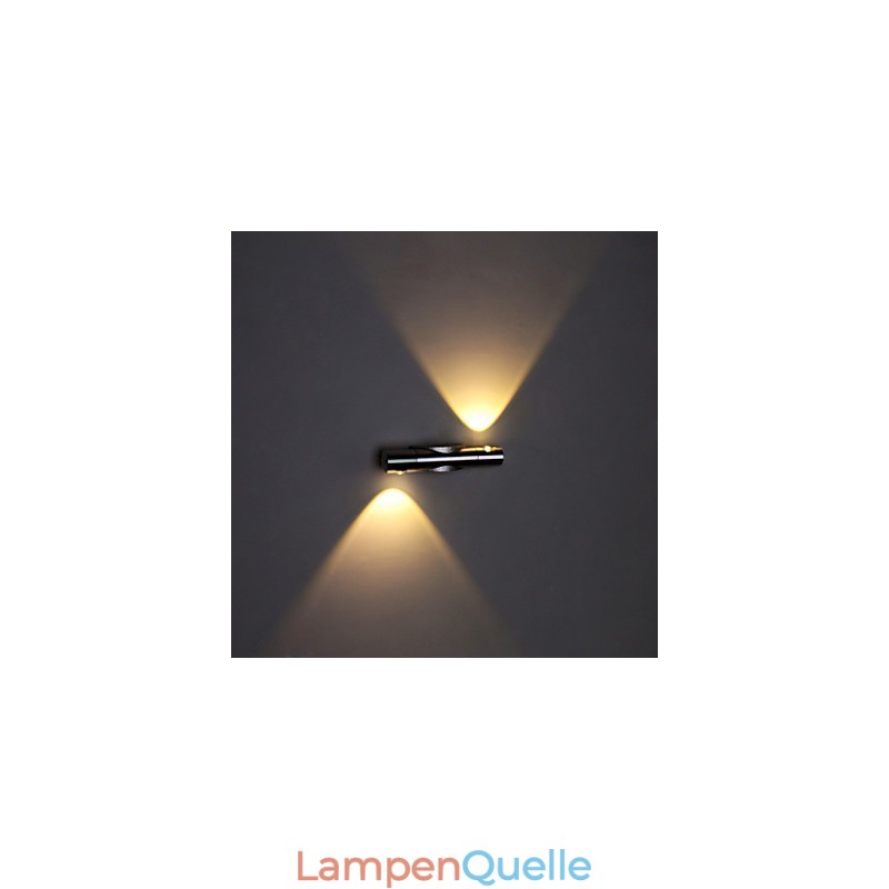 Moderne Wandleuchte mit Streulicht im Sci-Fi-Design
