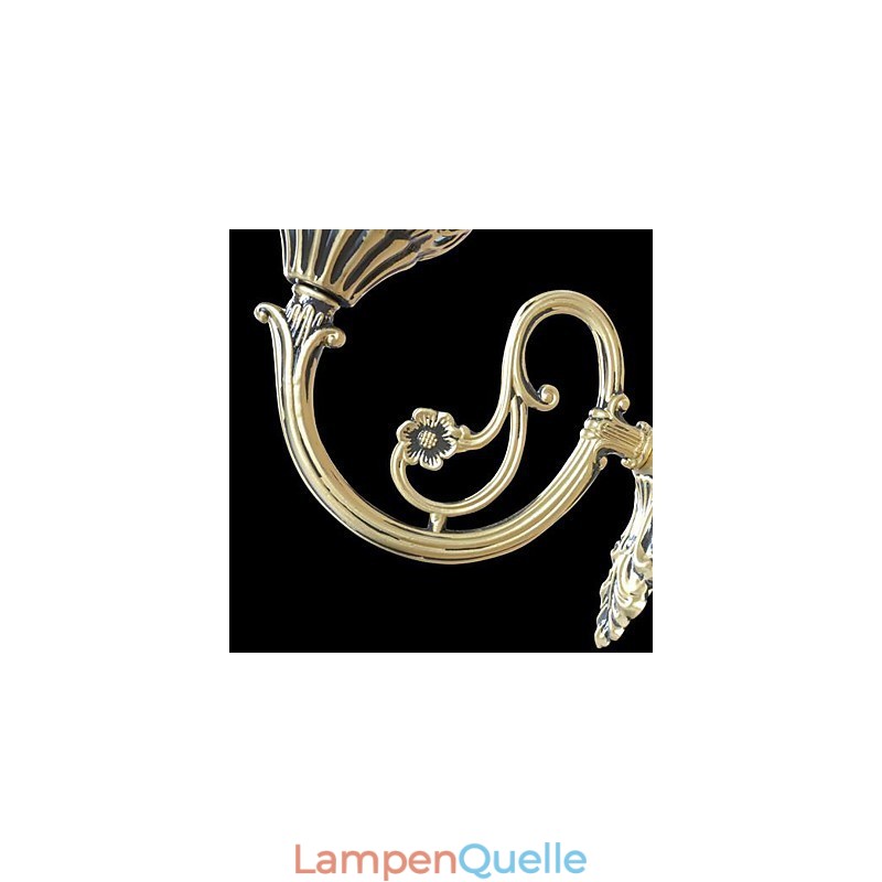 Bronze Wandleuchter Lichter Moiré Glas Europäischen Retro Klassische 220V