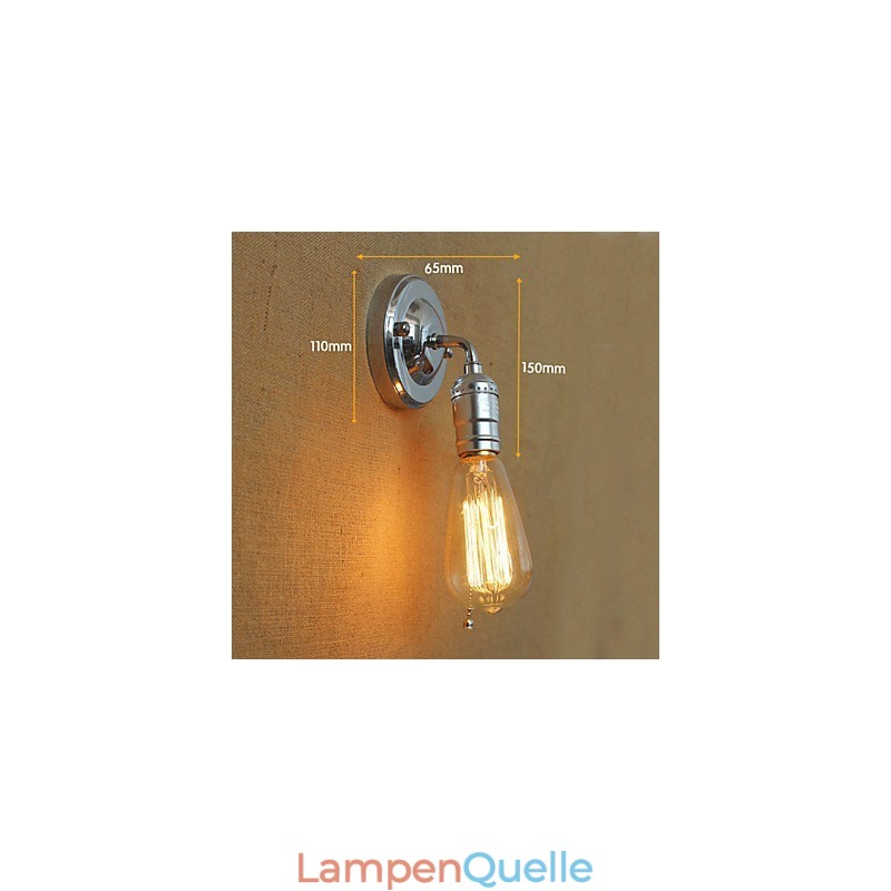 Amerikanischen Ländlichen Landschaft Retro Moderne Edison Glühbirne Gang Mini Wohnzimmer Wand Lampe
