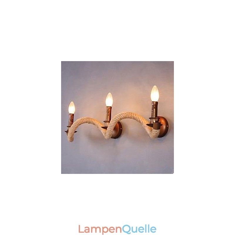 Vertraglich vereinbarte Balkontreppenlampe verdrehte Seilwandlampe